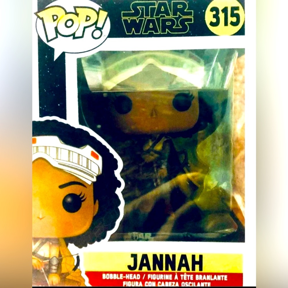 Disney Star Wars NIB Funko POP Jannah Vinyl Figure NEW In Box #315